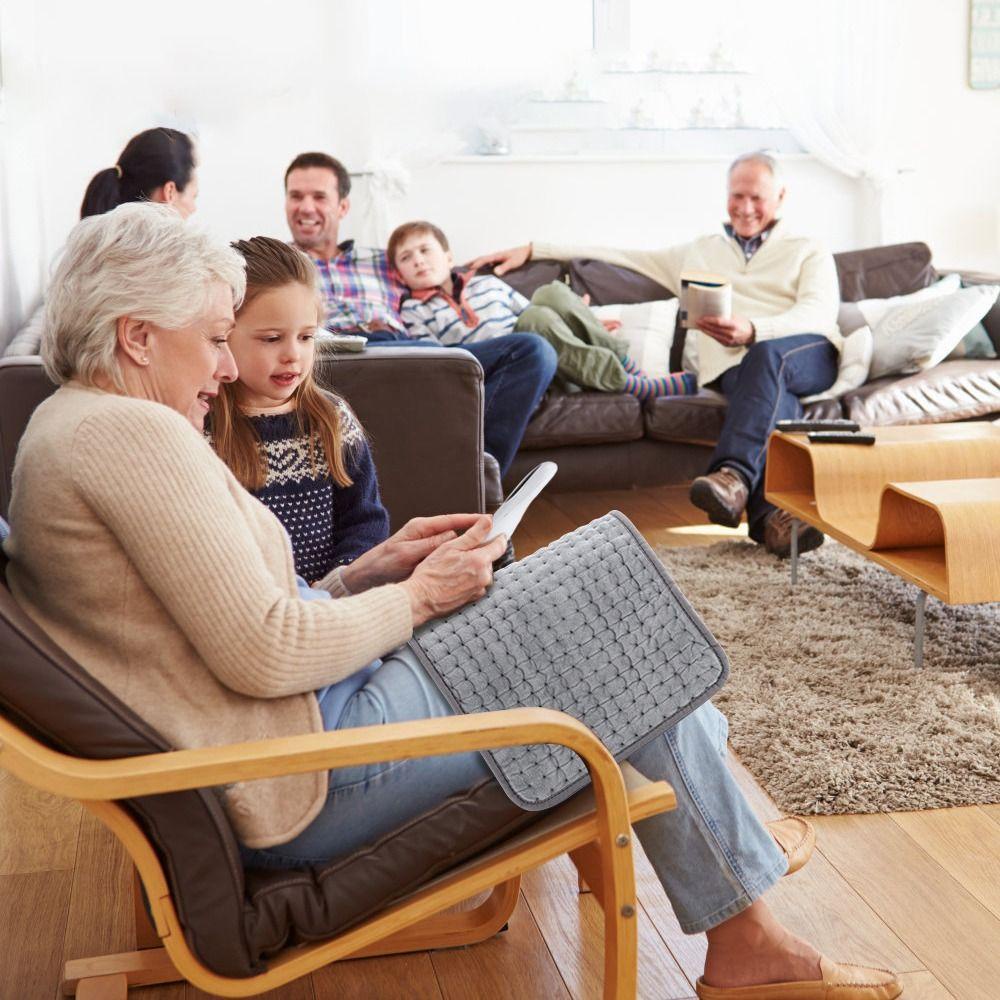 Đệm Sưởi Ấm Bằng Điện Chất Lượng Cao|Chăn Sưởi Ấm Giảm Đau Dễ Vệ Sinh Tiện Dụng Cho Gia Đình / Văn Phòng