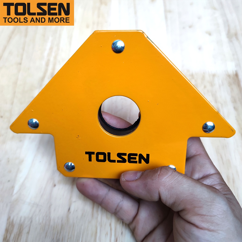 Ke góc nam châm TOLSEN 44910/44911/44912 giúp cố định khung sắt