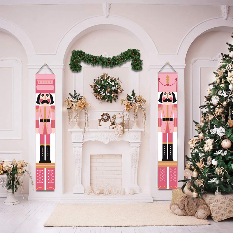 Rèm Cửa 30 * 180CM Trang Trí Giáng Sinh Năm Mới 2024