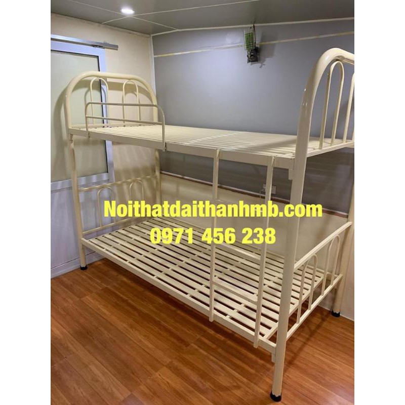 Giường sắt 2 tầng ngang 1m X2M Đại Thành, tháo lắp dễ dàng, miễn phí vận chuyển nội thành Hà Nội