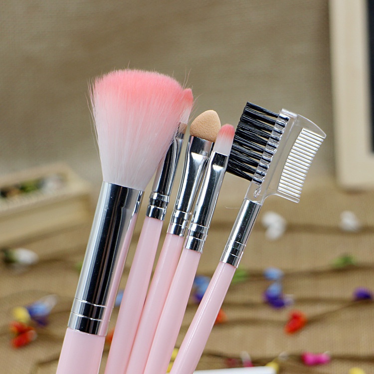 Set 5 Cọ Trang Điểm Lông Mềm Mini Tiện Dụng Mang Theo Du Lịch