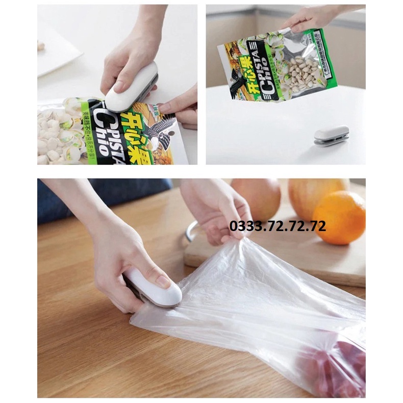 Máy hàn miệng túi thực phẩm mini, kẹp niêm phong loại đẹp