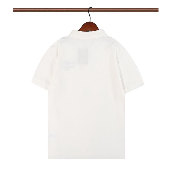 Áo thun polo tay ngắn thêu họa tiết LV thời trang cho nam và nữ