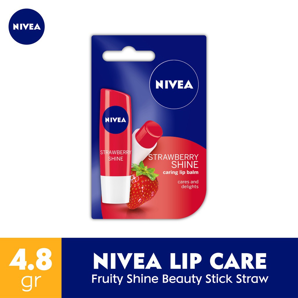 (hàng Mới Về) Son Dưỡng Môi Chiết Xuất Trái Cây Nivea 4.8g | BigBuy360 - bigbuy360.vn