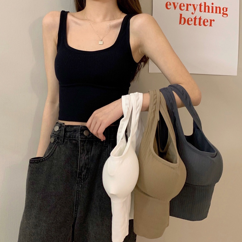 Áo Croptop Hai Dây Phong Cách Mới 44410