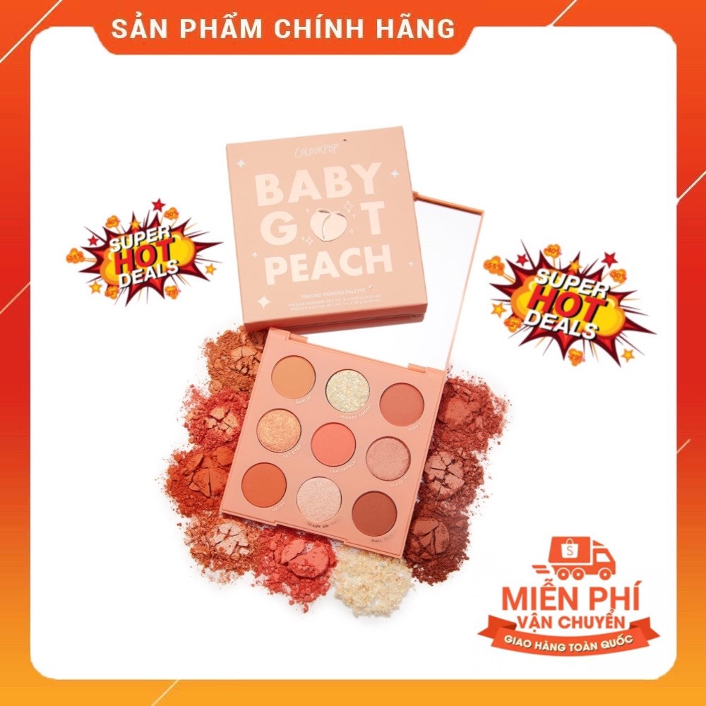 Bảng mắt Colourpop Baby Got Peach Eyeshadow Palatte