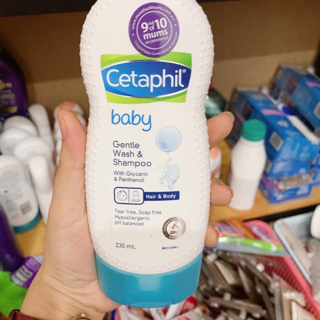 sản phẩm cetaphil tắm gội cho bé