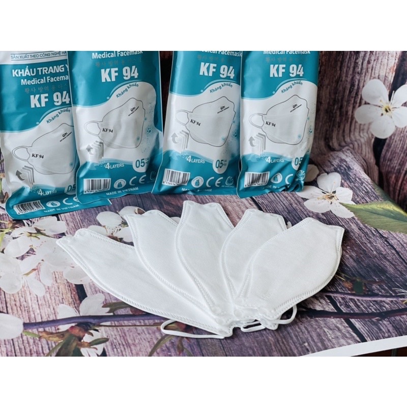Khẩu trang KF94  sang xịn mịn túi 10 cái nhiều mẫu khác nhau