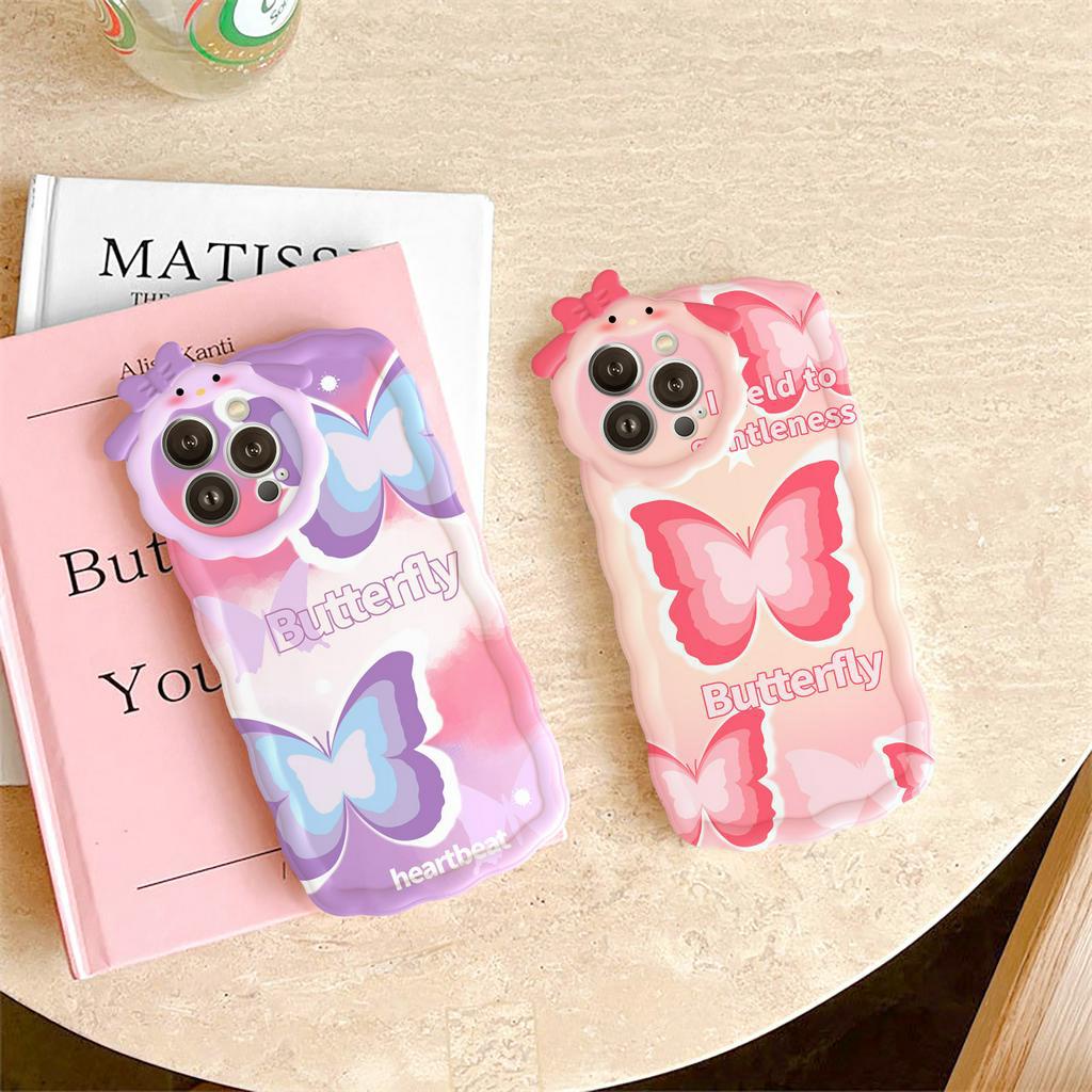 Ốp lưng iphone nơ lượn sóng Butterfly 6/6plus/6s/6splus/7/7plus/8/8plus/x/xs/11/12/13/14/pro/max/promax/plus/shin/case