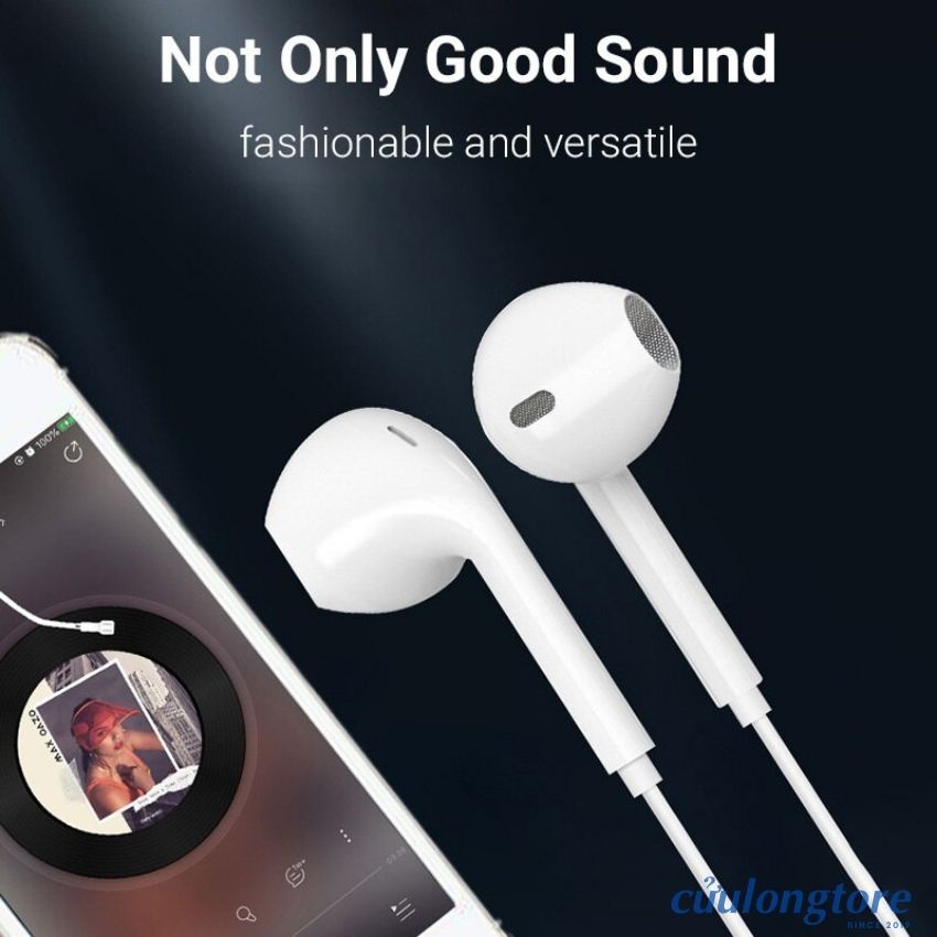 Tai Nghe Nhét Tai MACARON có dây mic cho điện thoại laptop máy tính pc game in ear headphone