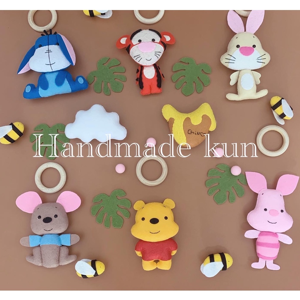 Kệ khung chữ A mẫu gấu Pooh và các bạn ❤️ ẢNH THẬT 100% ❤️