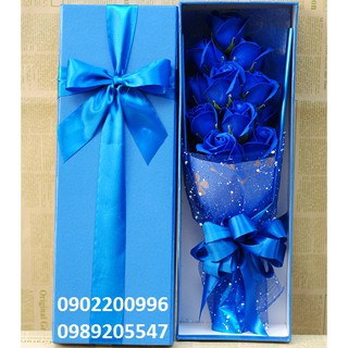 Hoa hồng sáp hộp 11 bông giá rẻ
