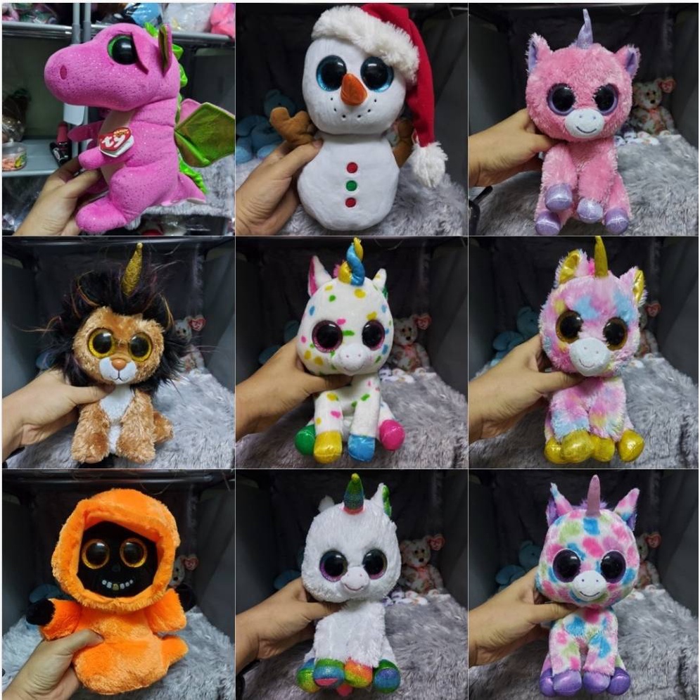 TB 04-Big Eye Doll ty Size Lớn 10 Inch-Dragon Ghost Snow Unicorn