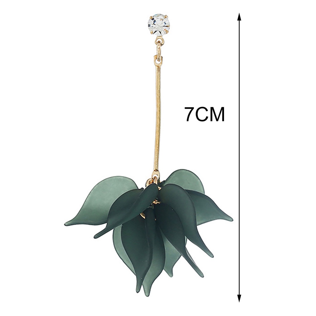 Đôi bông tai họa tiết bông hoa kiểu dáng trẻ trung cho nữ