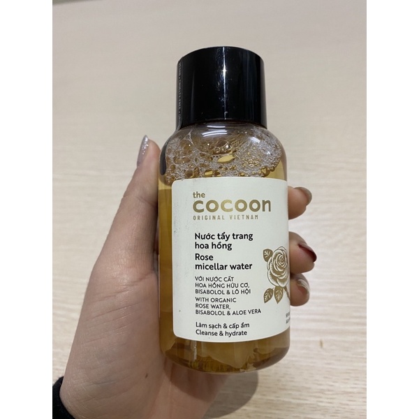 Nước Tẩy Trang Hoa Hồng Cocoon 140ml - Sạch Sâu, Cấp Ẩm Và Dịu Da