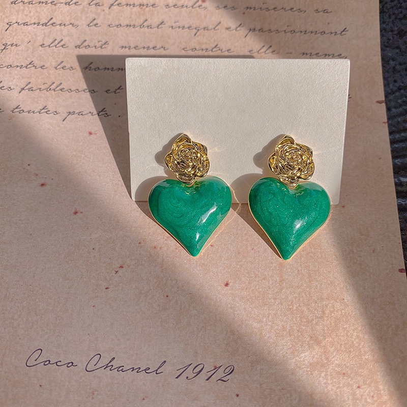 Bông Tai Hình Hoa Bằng Kim Loại Thiết Kế Đơn Giản Phong Cách Mới Thời Trang 2022