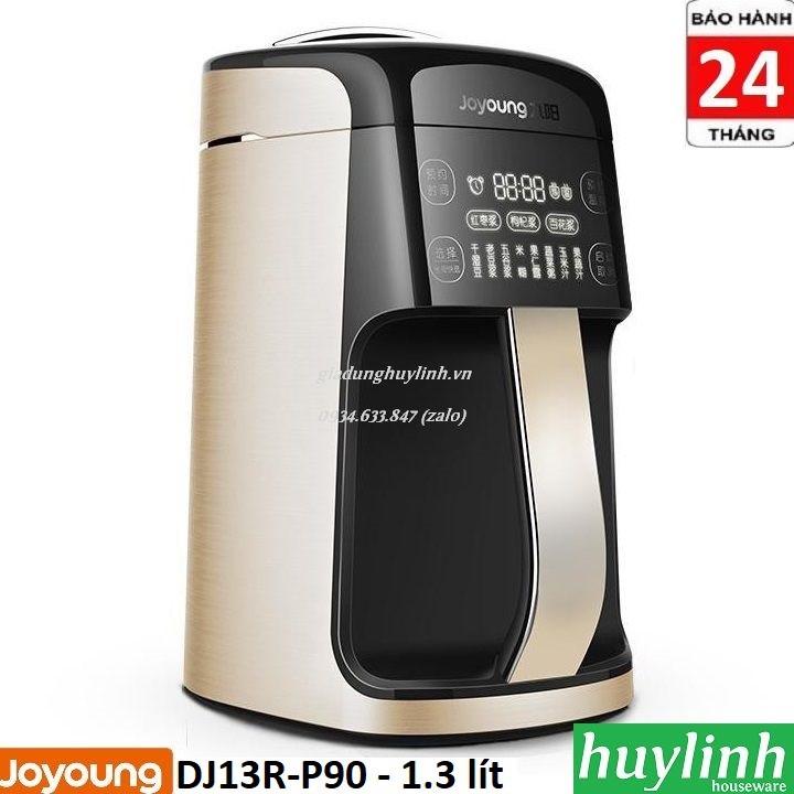 Freeship Máy làm sữa đậu nành, sữa hạt Joyoung DJ13R-P90 - 1.3 lít (P10)