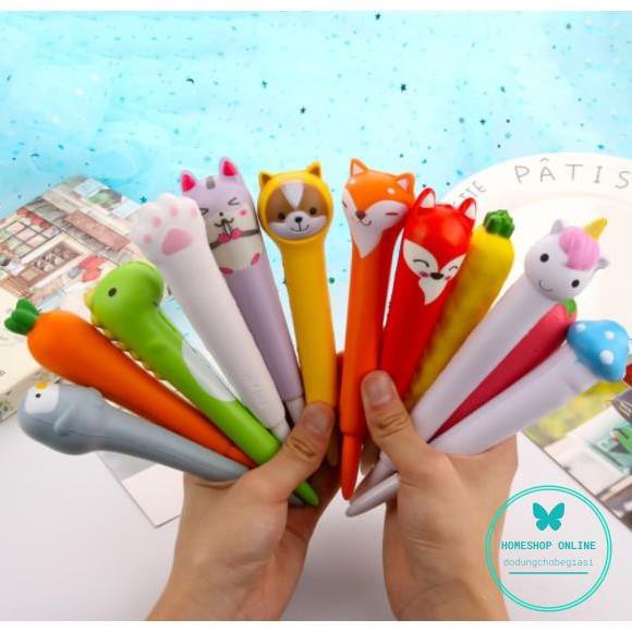 Bút squishy bút bóp hình thú bơ viết dễ thương đa dạng mẫu tha hồ lựa chọn Hàng bán shop siêu đẹp