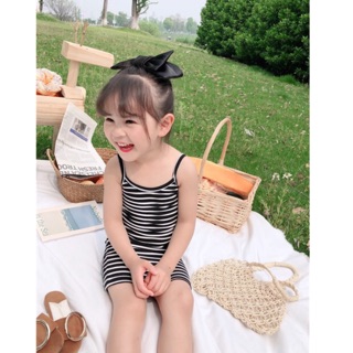 Váy body 2 dây cho bé gái
