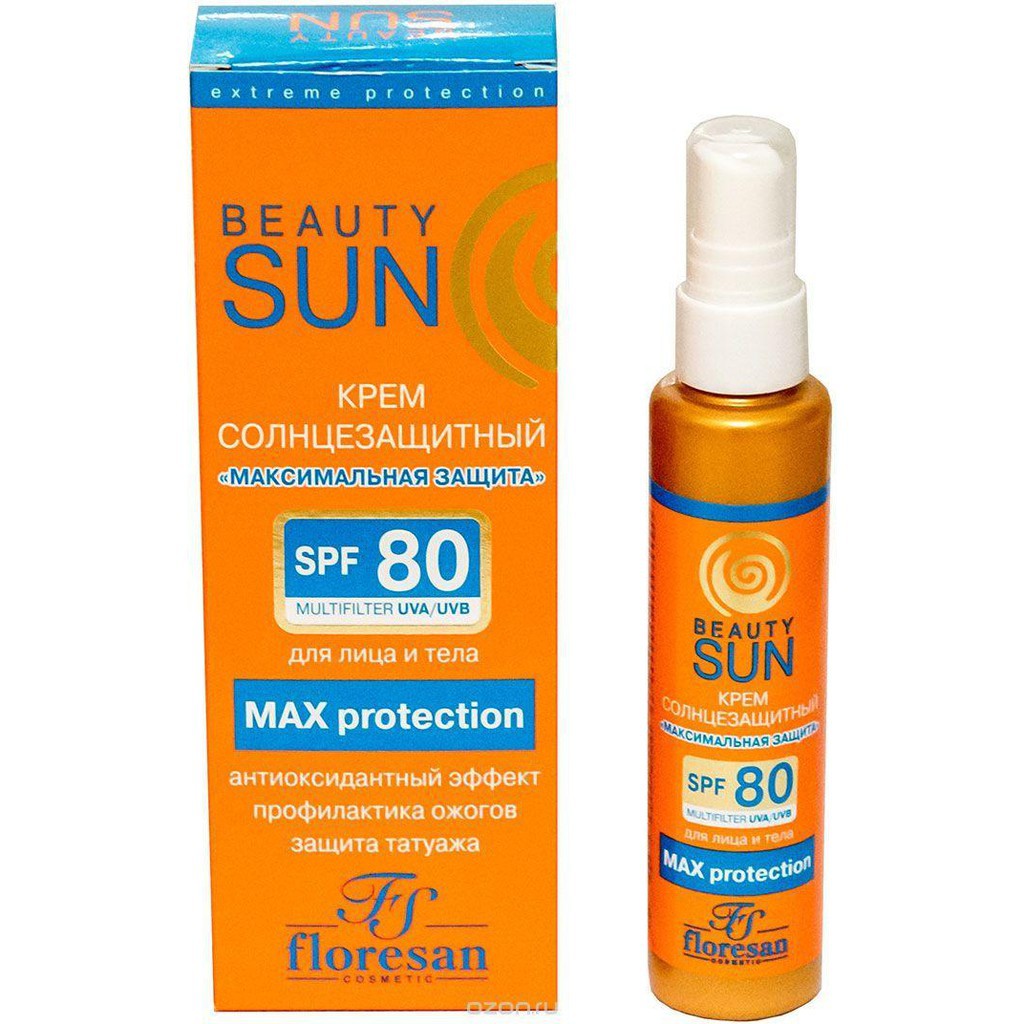 Kem Chống Nắng Nga FLORESAN BEAUTY SUN  SPF 100 #80#60"FULL BLOCK''