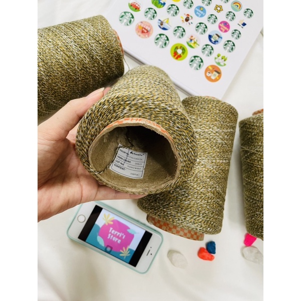 Sợi cotton 100% của Huafu màu loang - Dòng sợi chất lượng cao dùng cho đan móc