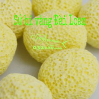 Vật liệu lọc Sứ bi vàng đài loan