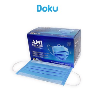 Hộp Khẩu Trang Y Tế Kháng Khuẩn 4 Lớp AMI ECO MARK Và Kf94 Hàn Quốc