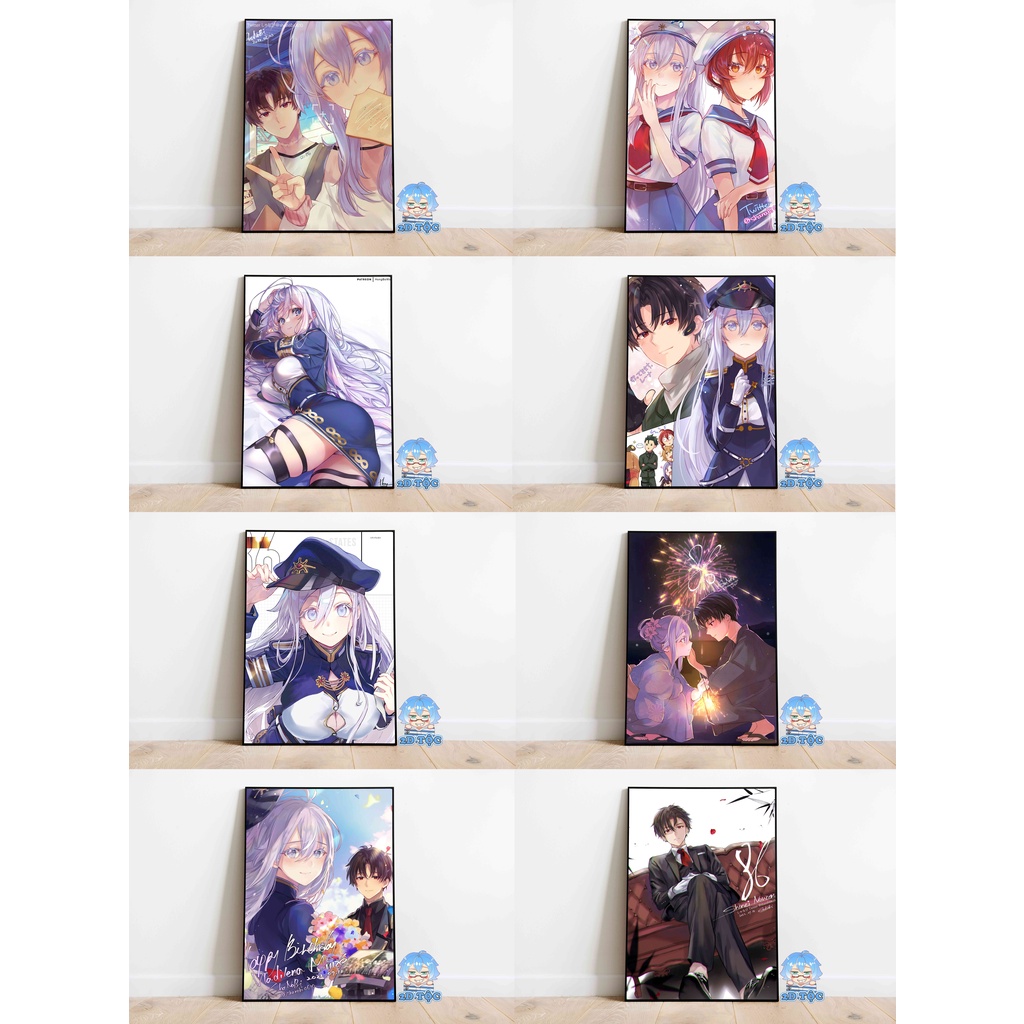 Ảnh POSTER A3 ANIME MANGA LIGHT NOVEL 86 EIGHTY SIX (6) CHẤT LIỆU GIẤY CAO CẤP - 2D Tộc Shop