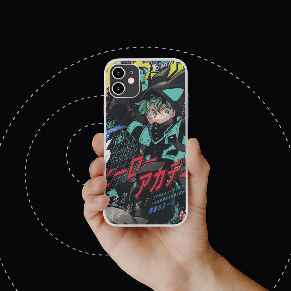Ốp Lưng sillicon my hero academia vintage style pro 13 11 12 promax 7 8 plus xs X Xr VTM20210010