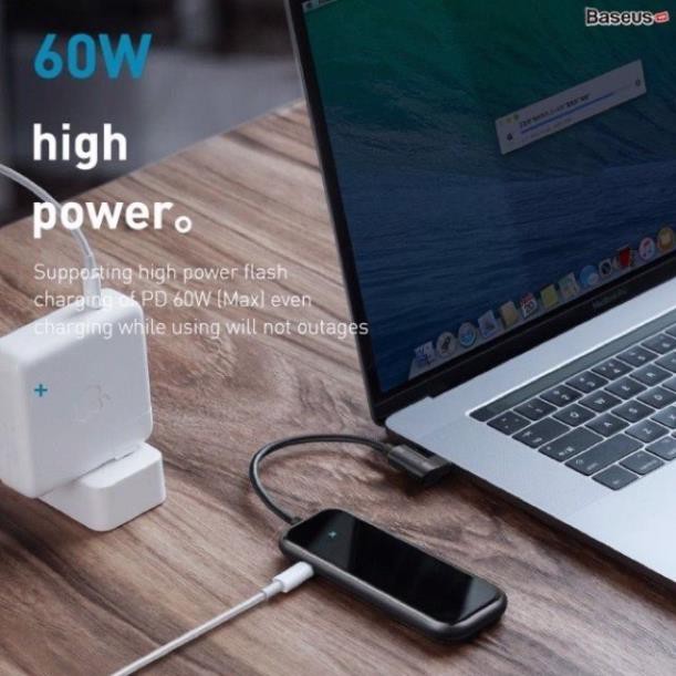 Hub chuyển Đa năng Baseus Superlative 6 in 1: Type-C to 3xUSB3.0,HDMI,PD,TF/SD