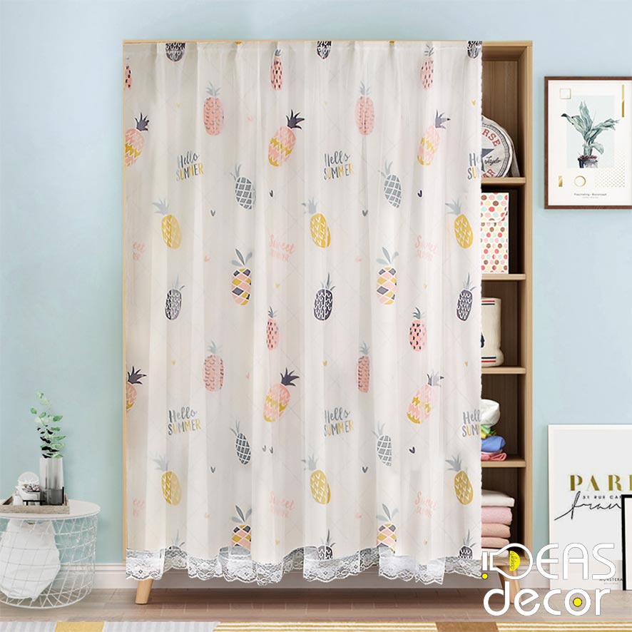 Rèm cửa sổ tự dính Bắc Âu hiện đại size nhỏ, màn che chống nắng, trang trí phòng cá nhân, couple room - Ideas Decor