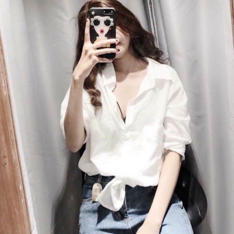 Áo sơmi trắng dài tay BIGSIZE 55 ĐẾN 90 KÝ