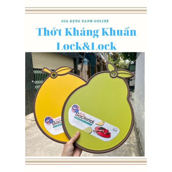 Thớt nhựa kháng khuẩn Lock&amp;Lock nhiều mẫu