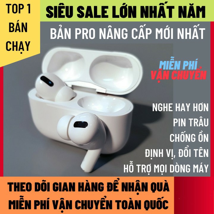 Tai nghe bluetooth không dây Inpods Pro TWS cảm ứng điều khiển cảm biến âm thanh HIFI cho Android iOS