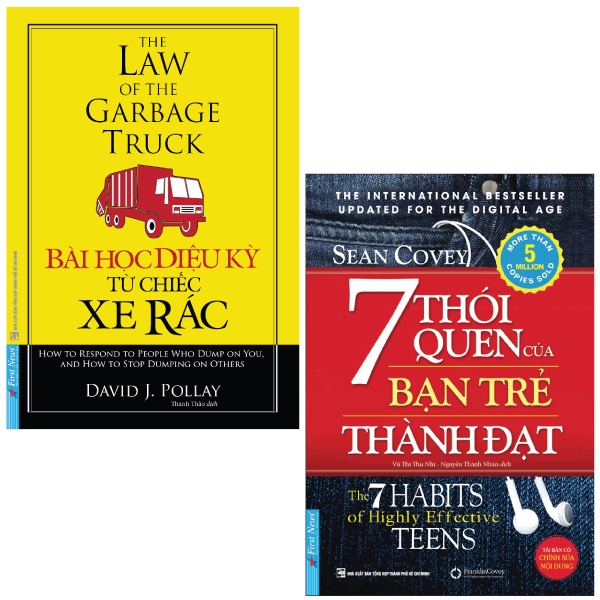 Sách - Combo 7 Thói Quen Của Bạn Trẻ Thành Đạt + Bài Học Diệu Kỳ Từ Chiếc Xe Rác (Bộ 2 Cuốn)