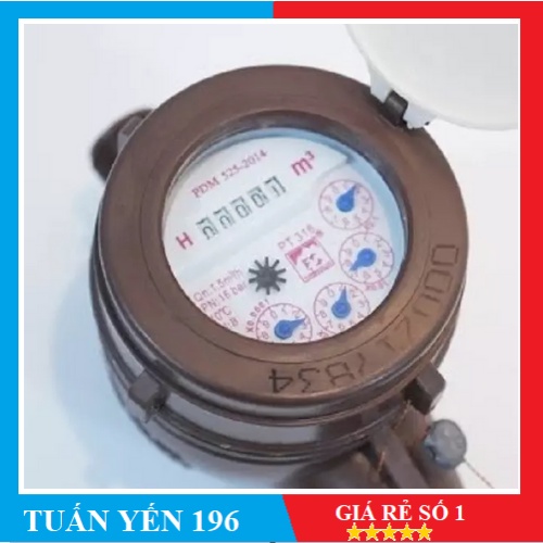 Đồng hồ nước Phú Thịnh  FREESHIP  Đồng Hồ Đo Lưu Lượng Nước Phú Thịnh PT314 ( có giấy kiểm định )