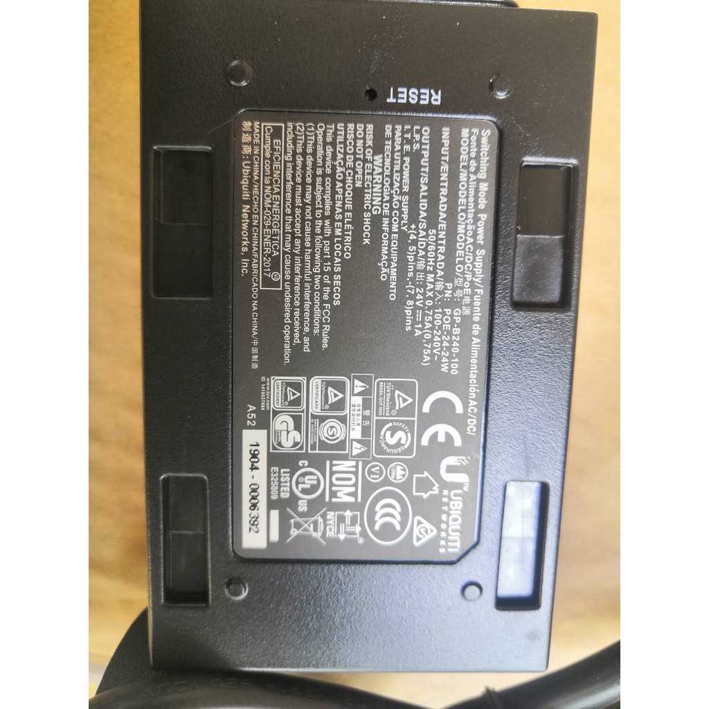 🥇☑️🥇☑️Bộ Nguồn Poe  24V 1A 1000M UBNT Chính Hãng | BigBuy360 - bigbuy360.vn