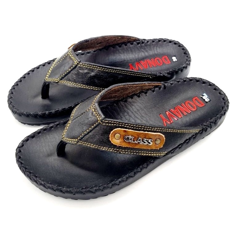 Dép nam da bò, dép kẹp nam, dép xỏ ngón da bò thời trang KINSON SHOP - Kẹp Classs