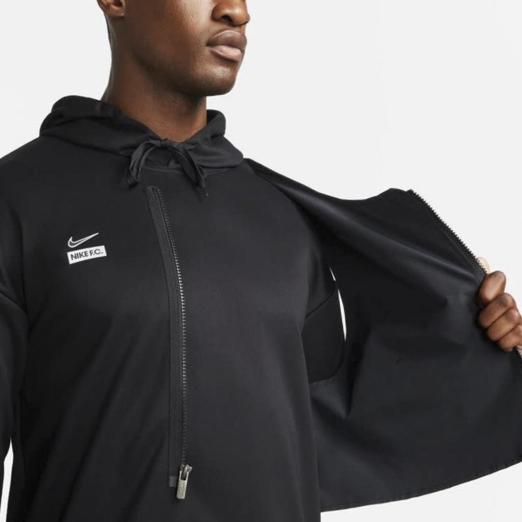 ÁO KHOÁC NIKE DRFT TECH FC HOODED JACKET - BLACK