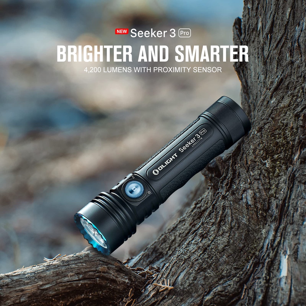 [Mới] Đèn pin OLIGHT Seeker 3 Pro sạc pin siêu sáng 4200 Lumens