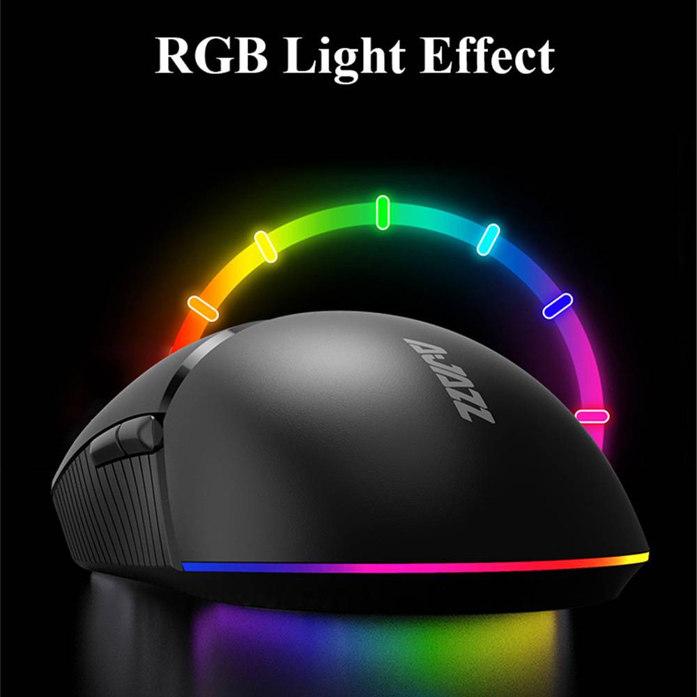 Chuột máy tính không dây i309Pro 2.4G 16000DPI PAW3338 8 nút bấm có đèn LED