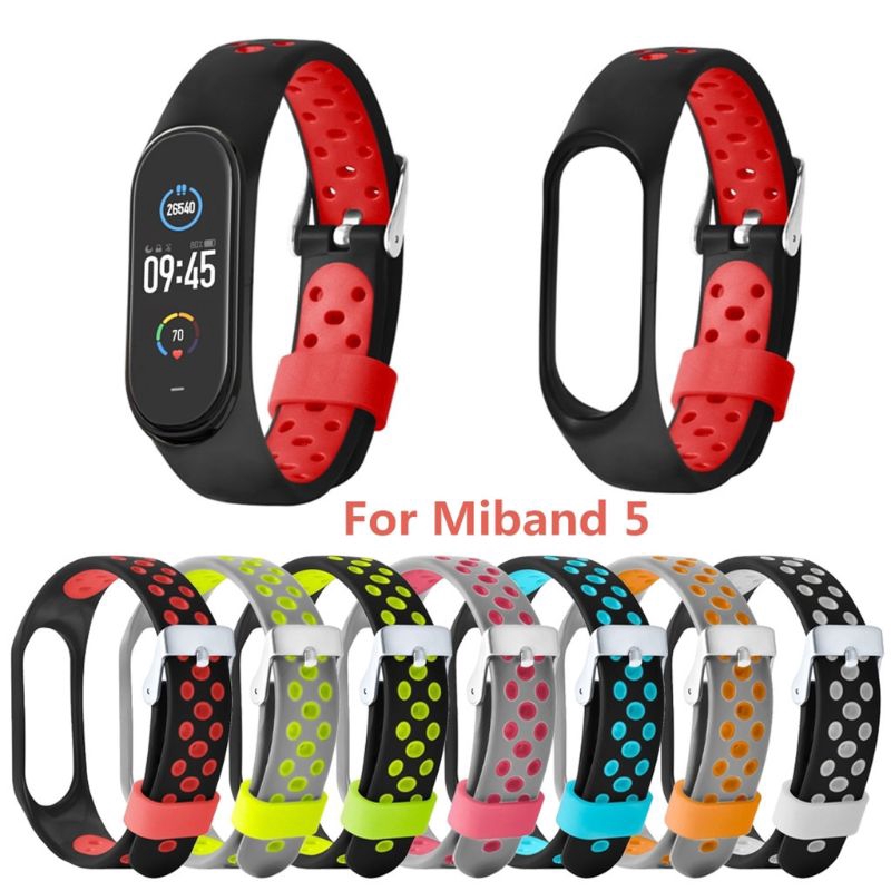 Dây Đeo Thay Thế Bằng Silicone Cho Xiaomi Mi Band 3 / 4 / 5 | BigBuy360 - bigbuy360.vn
