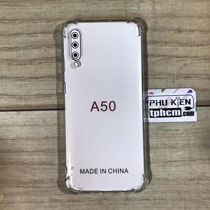 Ốp lưng Samsung A30s - A50 - A50s dẻo Trong suốt Chống sốc