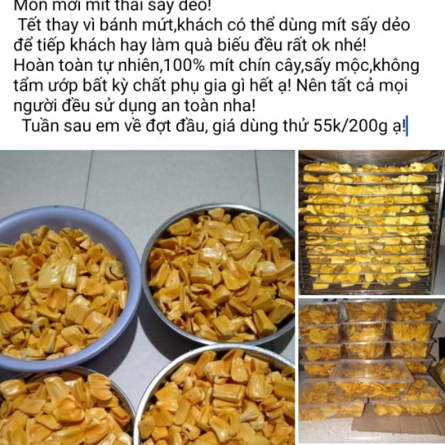1 ký mít thái sấy dẻo