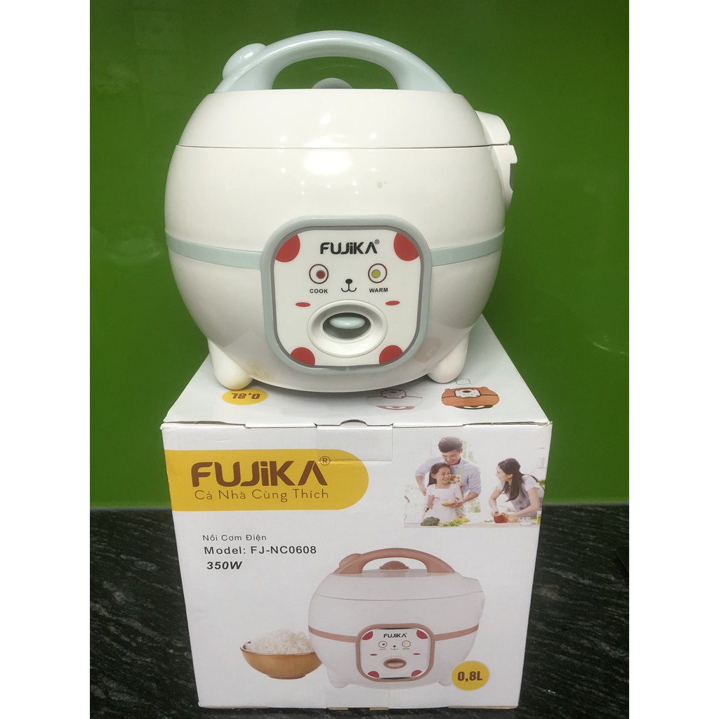 Nồi cơm điện mini Fujika FJ-NC0608 dung tích 0.8 Lit