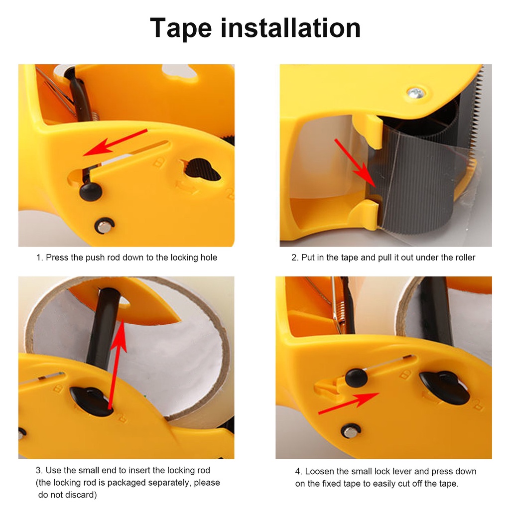 Tape Dispenser Invisible Transparent Slicer Machine Small Desktop Tape Holder for Office Home School