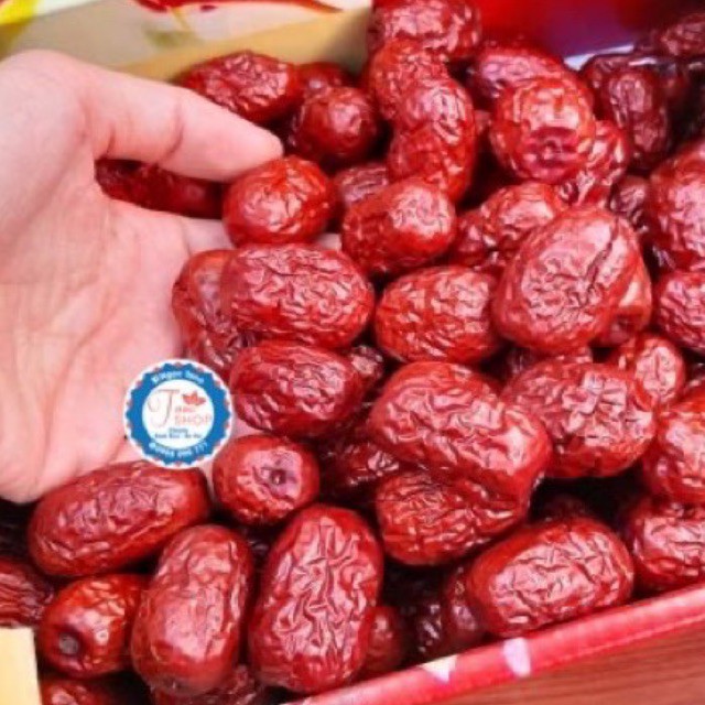 Táo đỏ sấy khô Hàn Quốc - hộp 1 kg kèm túi
