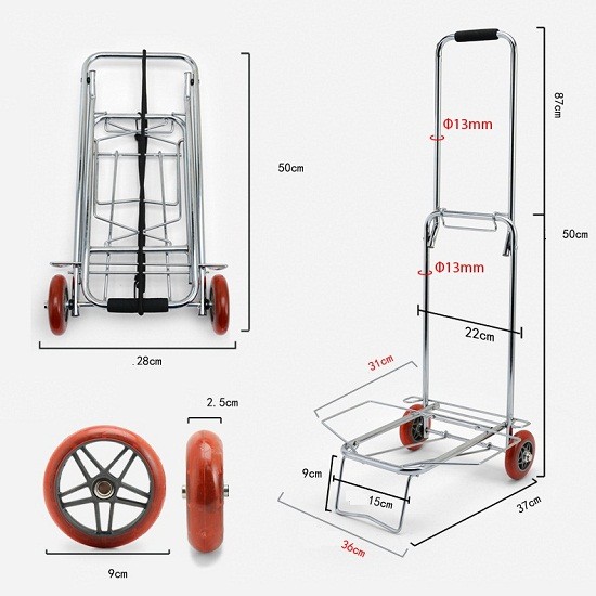 Xe kéo đi chợ đa năng BH-168