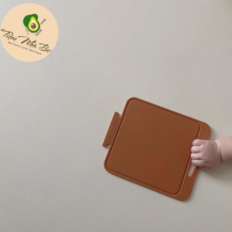 Thớt silicon kháng khuẩn cho bé Designnku Hàn Quốc