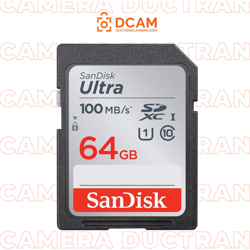 Thẻ nhớ máy ảnh SD HC - Sandisk 32Gb, 64Gb tốc độ cao 100Mb/s BẢO HÀNH 3 NĂM